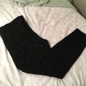 Patterned Velvet leggings